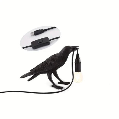 The Gothic Crow USB Port Lamp DailySale
