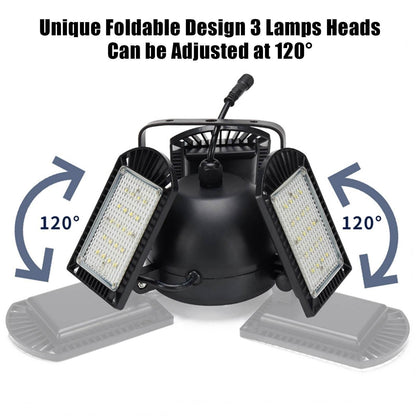 Three-Headed Adjustable LED Garage Light DailySale