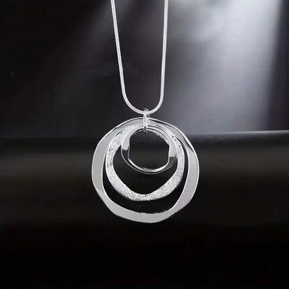 Three Rings Design Pendant Necklace DailySale