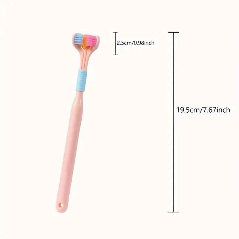Threesided Soft Bristle Toothbrush DailySale