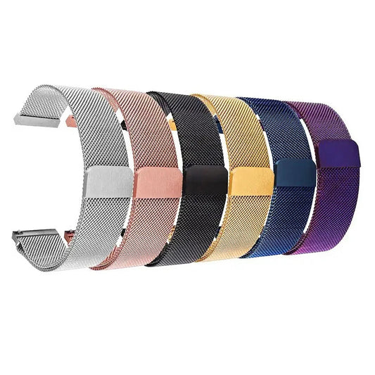 TicWatch Pro 5, Pro 3 & E3 Magnetic Stainless Steel Mesh Band BandsCo Straps