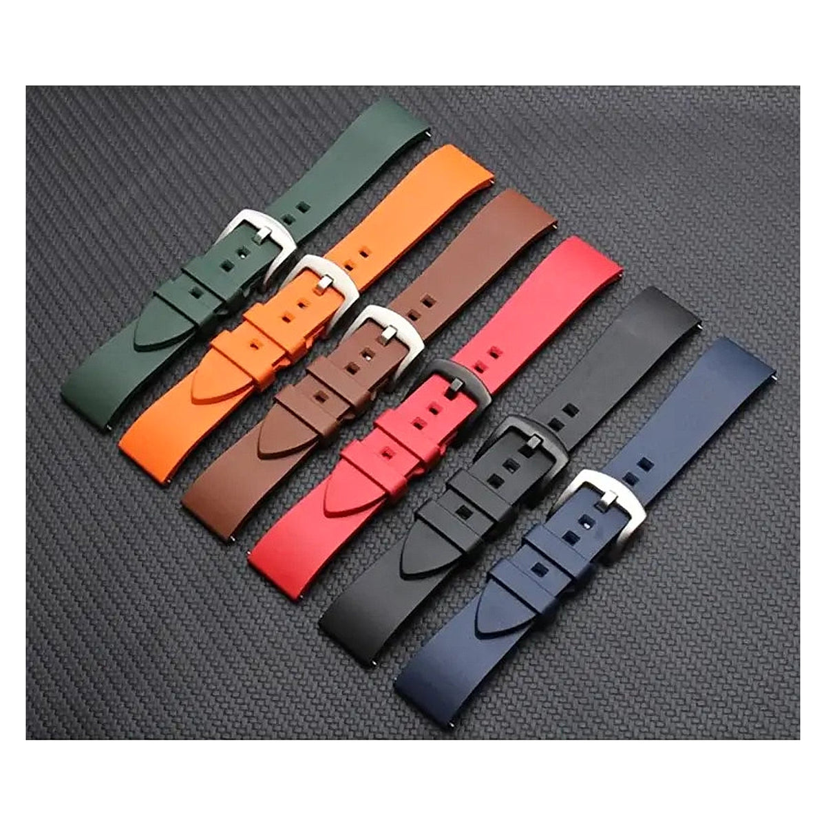 TicWatch Pro 5, Pro 3 & E3 Smooth Silicone Band, Textured Underside BandsCo Straps