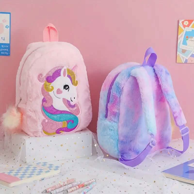 Tie-Dye Fabric Unicorn Shoulder Bag for Girls DailySale