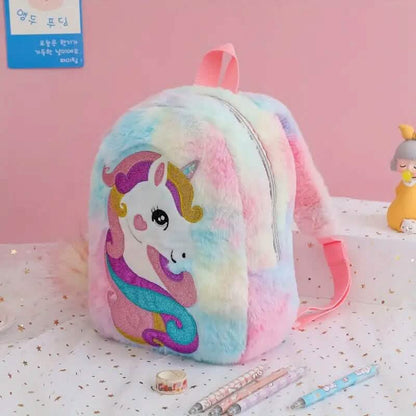 Tie-Dye Fabric Unicorn Shoulder Bag for Girls DailySale