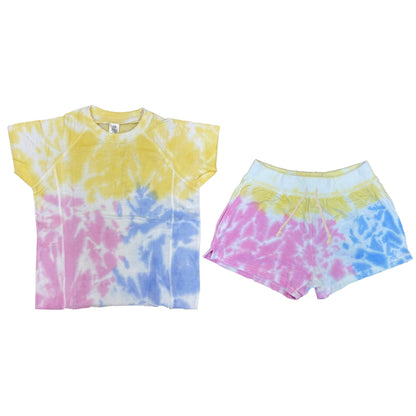 Tie-Dye Tee & Shorts Lounge Sets DailySale
