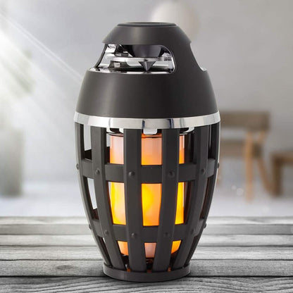 Tiki Torch Wireless Portable Stereo Speaker and Flame Table Lamp DailySale