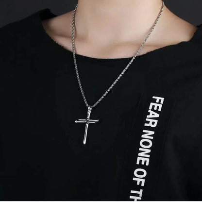 Titanium Steel Casting Steel Nails Cross Men's Pendant Punk Style DailySale