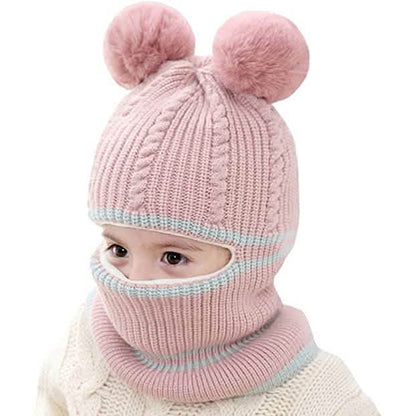 Toddler Fleece Lined Winter Bear Hat DailySale