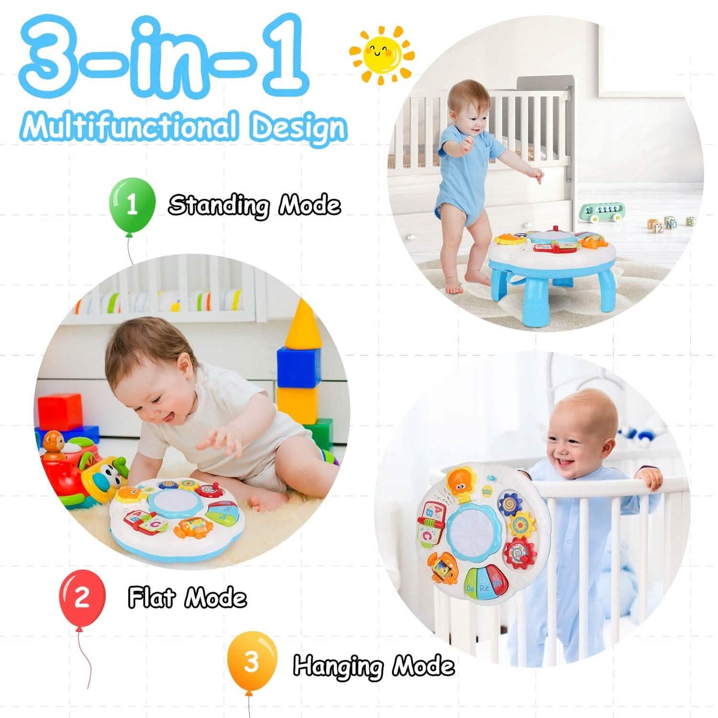 Toddler Musical Learning Table for 6+ Months DailySale
