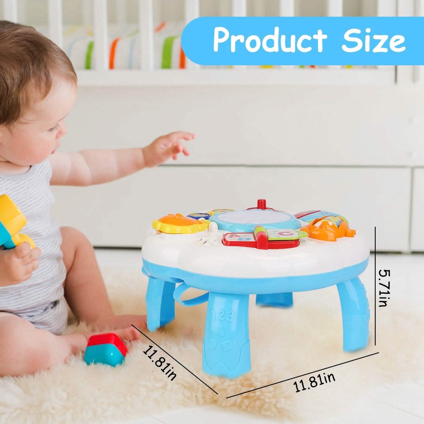 Toddler Musical Learning Table for 6+ Months DailySale