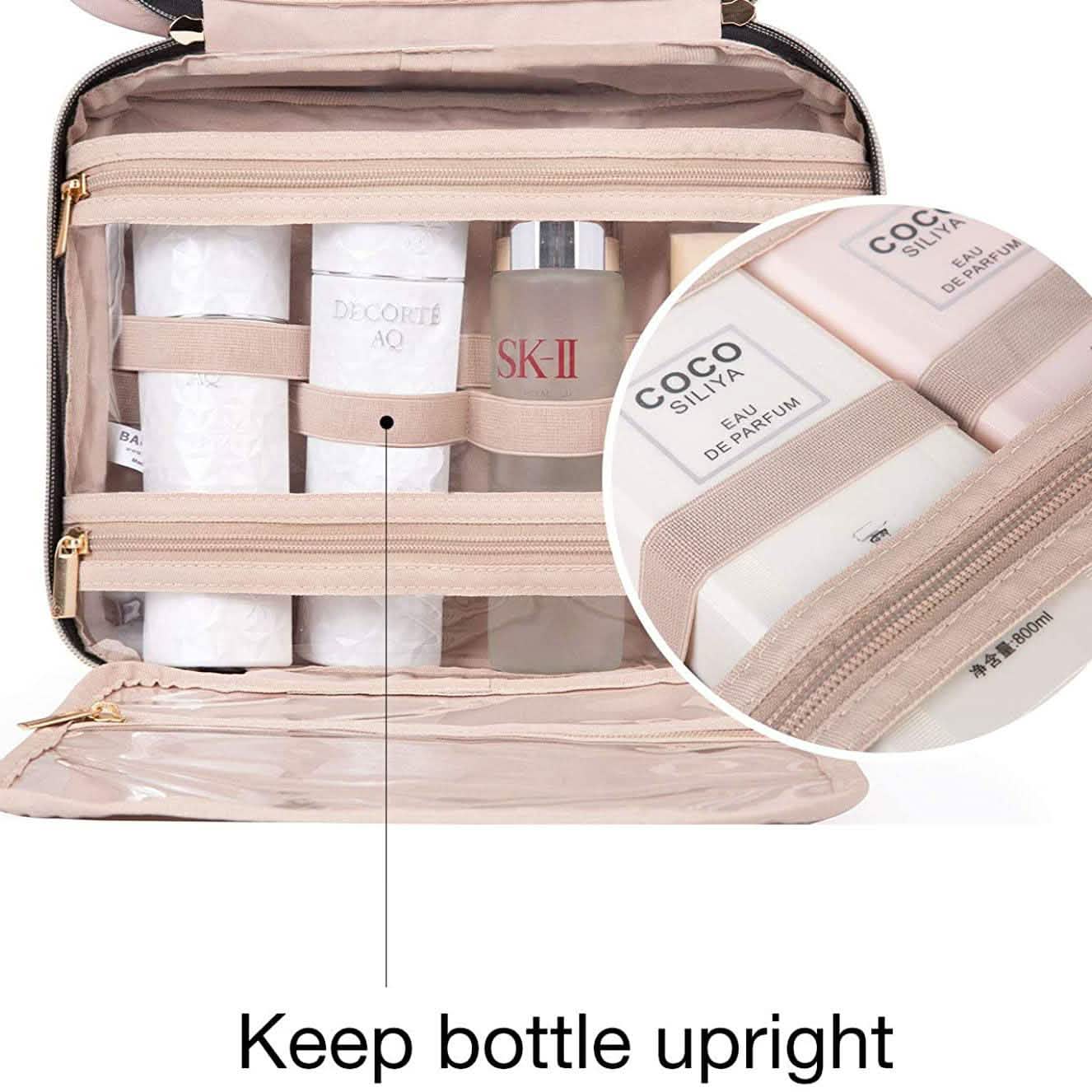 Toiletry Bag Travel Bag with Hanging Hook DailySale