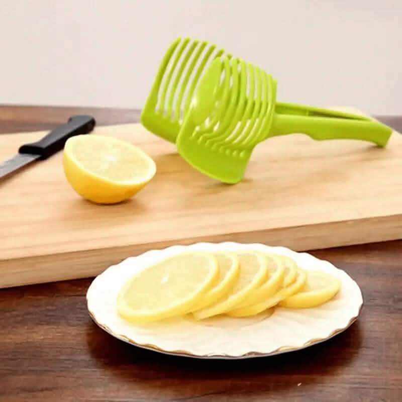 Tomato Slicer Round Fruit Tongs DailySale