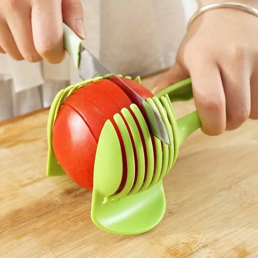 Tomato Slicer Round Fruit Tongs DailySale