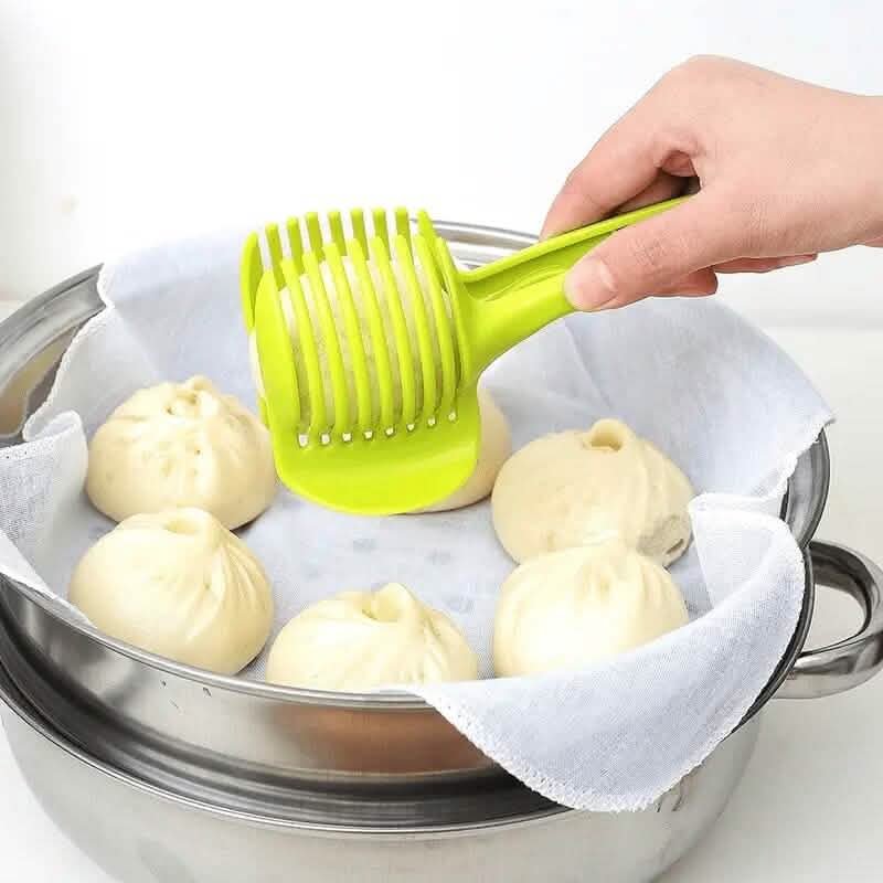 Tomato Slicer Round Fruit Tongs DailySale