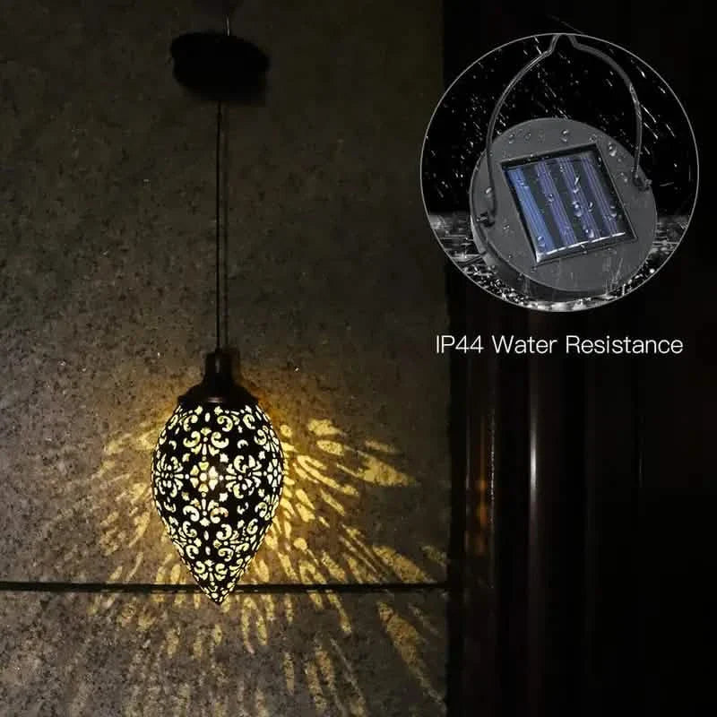 Tomshine Solar Lantern LED Moroccan Garden Lights Metal Lamp Waterproof DailySale