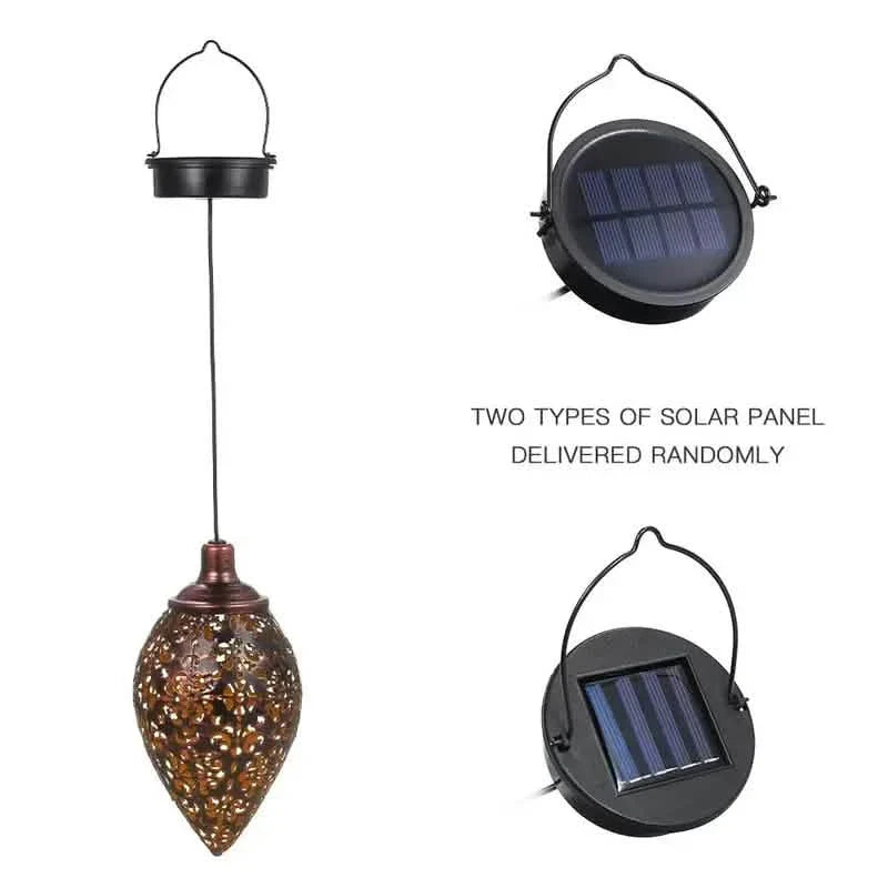 Tomshine Solar Lantern LED Moroccan Garden Lights Metal Lamp Waterproof DailySale