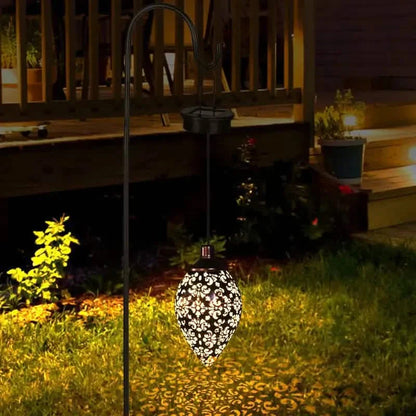 Tomshine Solar Lantern LED Moroccan Garden Lights Metal Lamp Waterproof DailySale