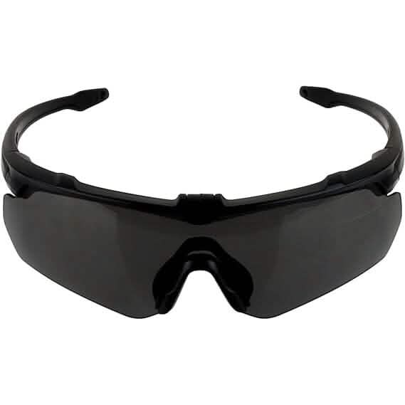 ToopMount Tactical Eyewear Anti Fog, ANSI Z87.1 Shooting Glasses with 3 Interchangeable Lens (Refurbished) DailySale