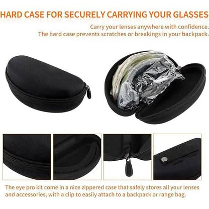 ToopMount Tactical Eyewear Anti Fog, ANSI Z87.1 Shooting Glasses with 3 Interchangeable Lens (Refurbished) DailySale