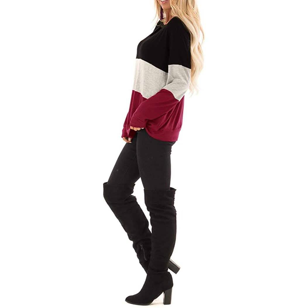 Topstype Women's Long Sleeve Tunics DailySale