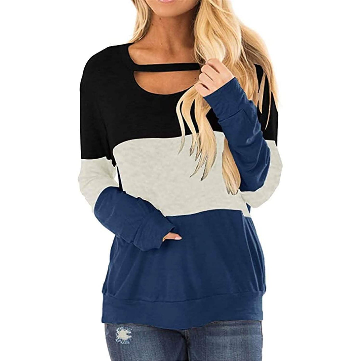 Topstype Women's Long Sleeve Tunics DailySale