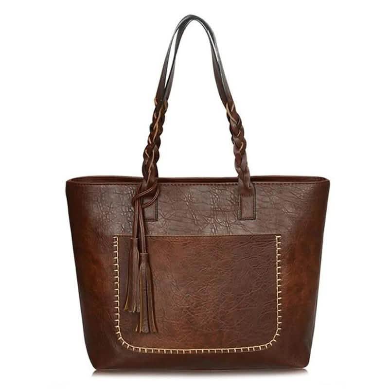 Tote Vintage Faux Women Leather Handbag DailySale