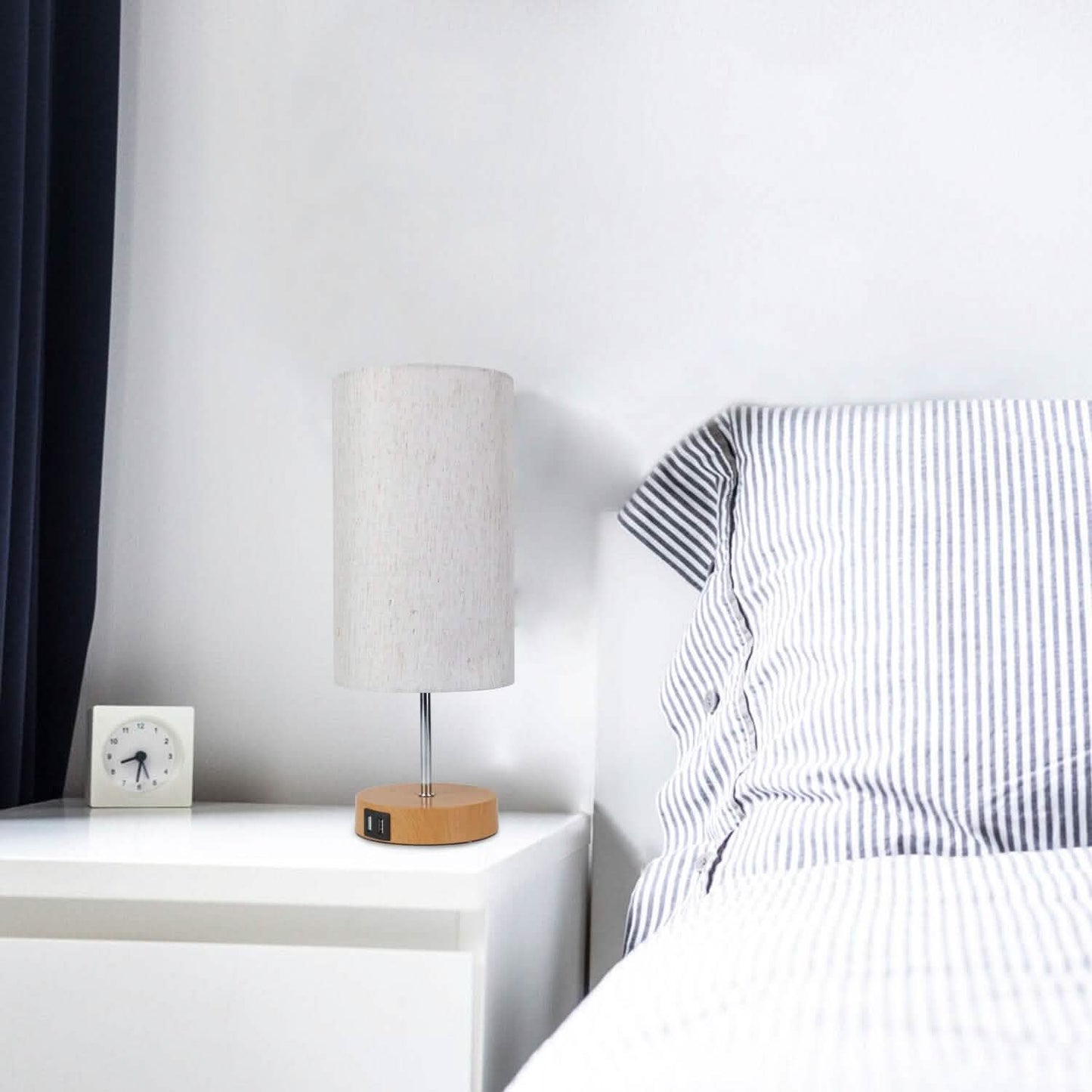 Touch Control Table Lamp 3-Way Dimmable Nightstand Beside Lamp DailySale