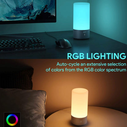 Touch Sensor Color Changing RGB Dimmable Table Lamp DailySale
