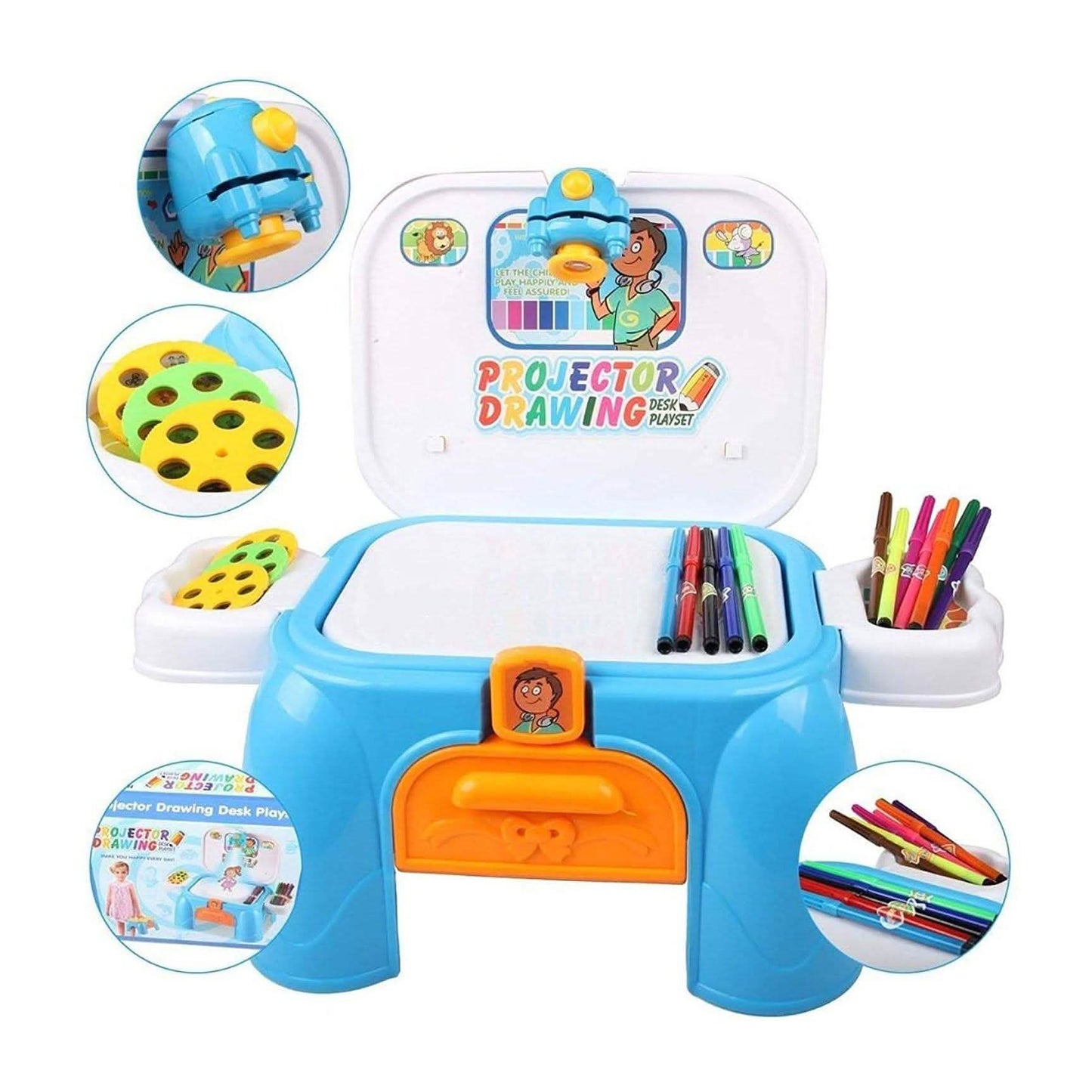 Toy Chef Kids Projector Magnetic Drawing Doodle Board for Toddlers DailySale