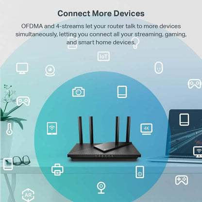 TP-Link AX3000 WiFi 6 Router  (Refurbished) DailySale