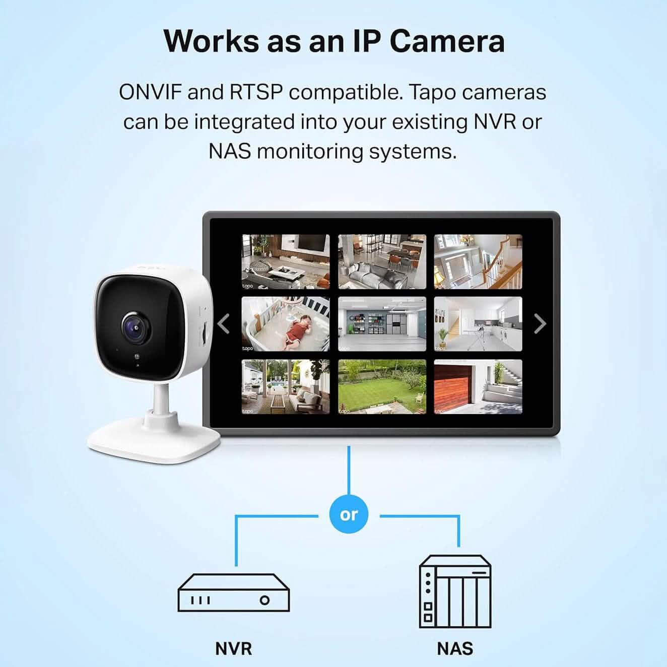 TP-Link Tapo 1080P Indoor Security Camera for Baby Monitor  (Refurbished) DailySale