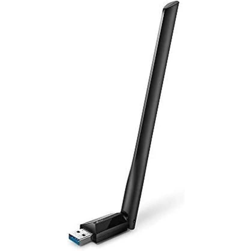 TP-Link USB WiFi Adapter for Desktop PC with 2.4GHz/5GHz High Gain Antenna (Refurbished) DailySale