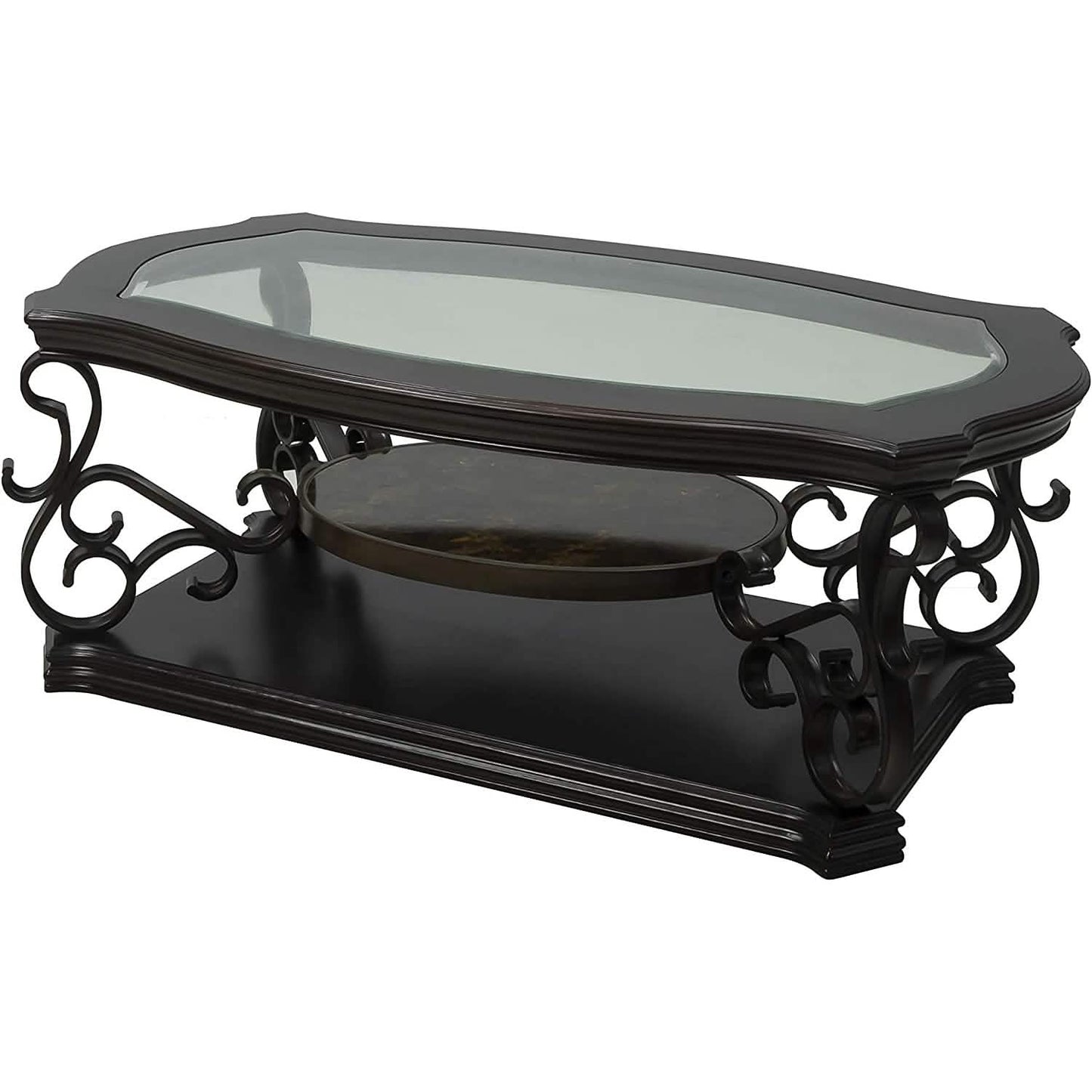 Traditional Coffee Table Accent Cocktail Table DailySale