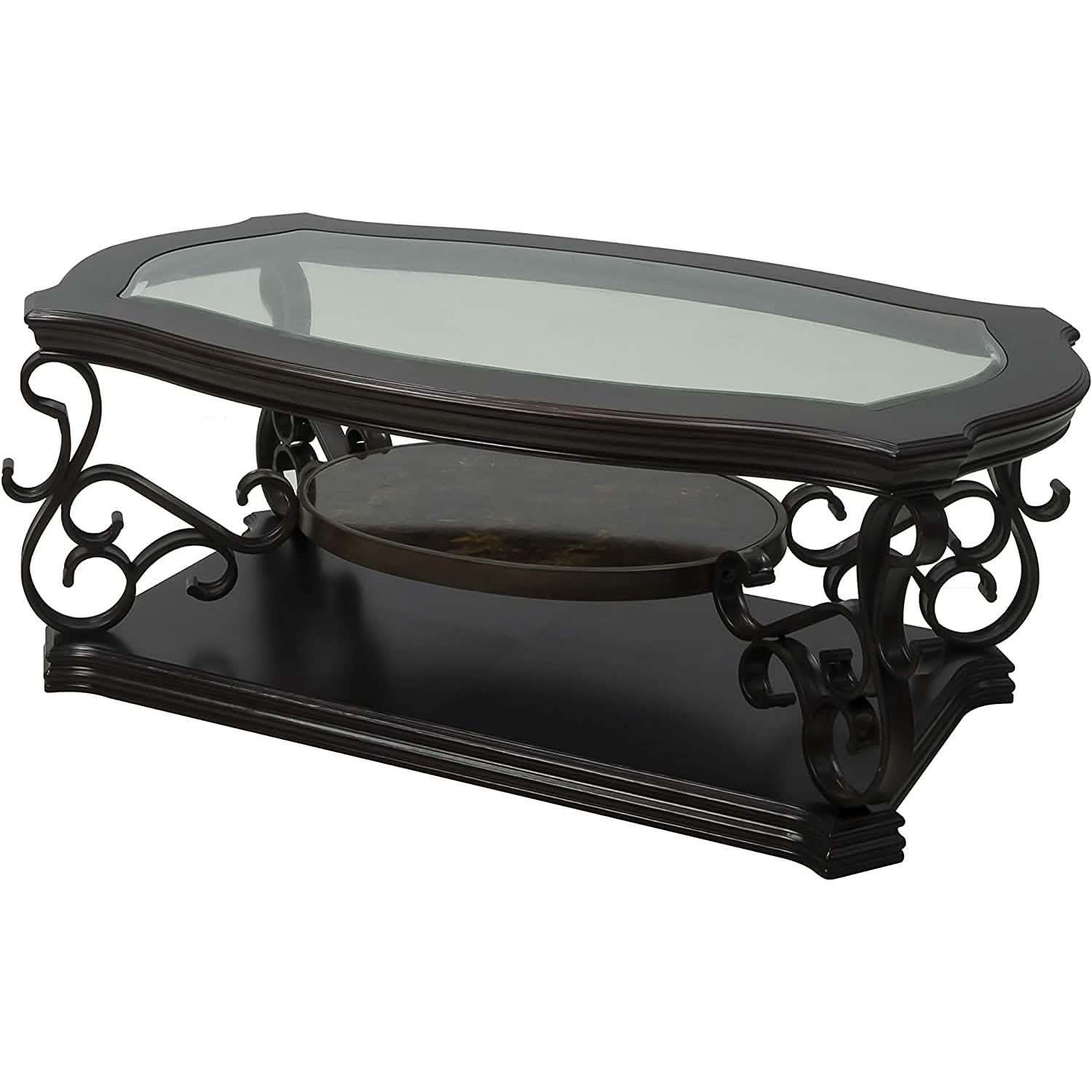 Traditional Coffee Table Accent Cocktail Table DailySale