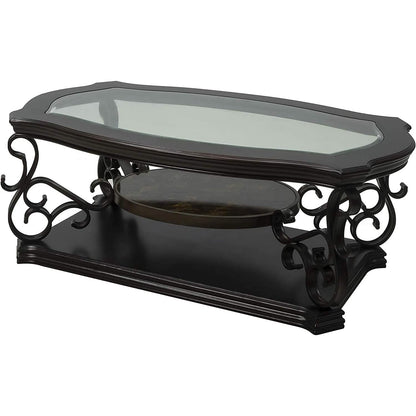 Traditional Coffee Table Accent Cocktail Table DailySale