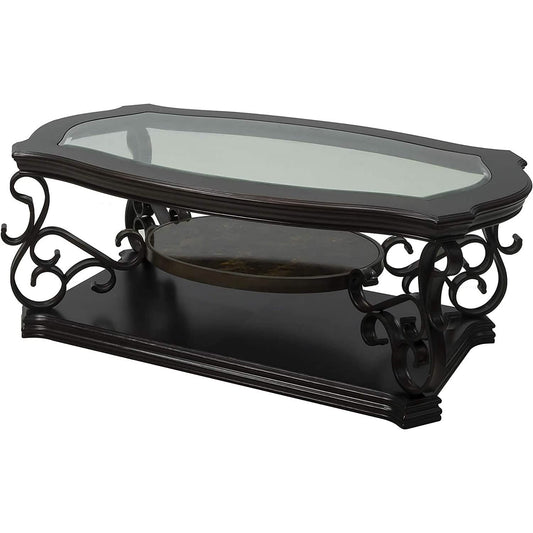 Traditional Coffee Table Accent Cocktail Table DailySale