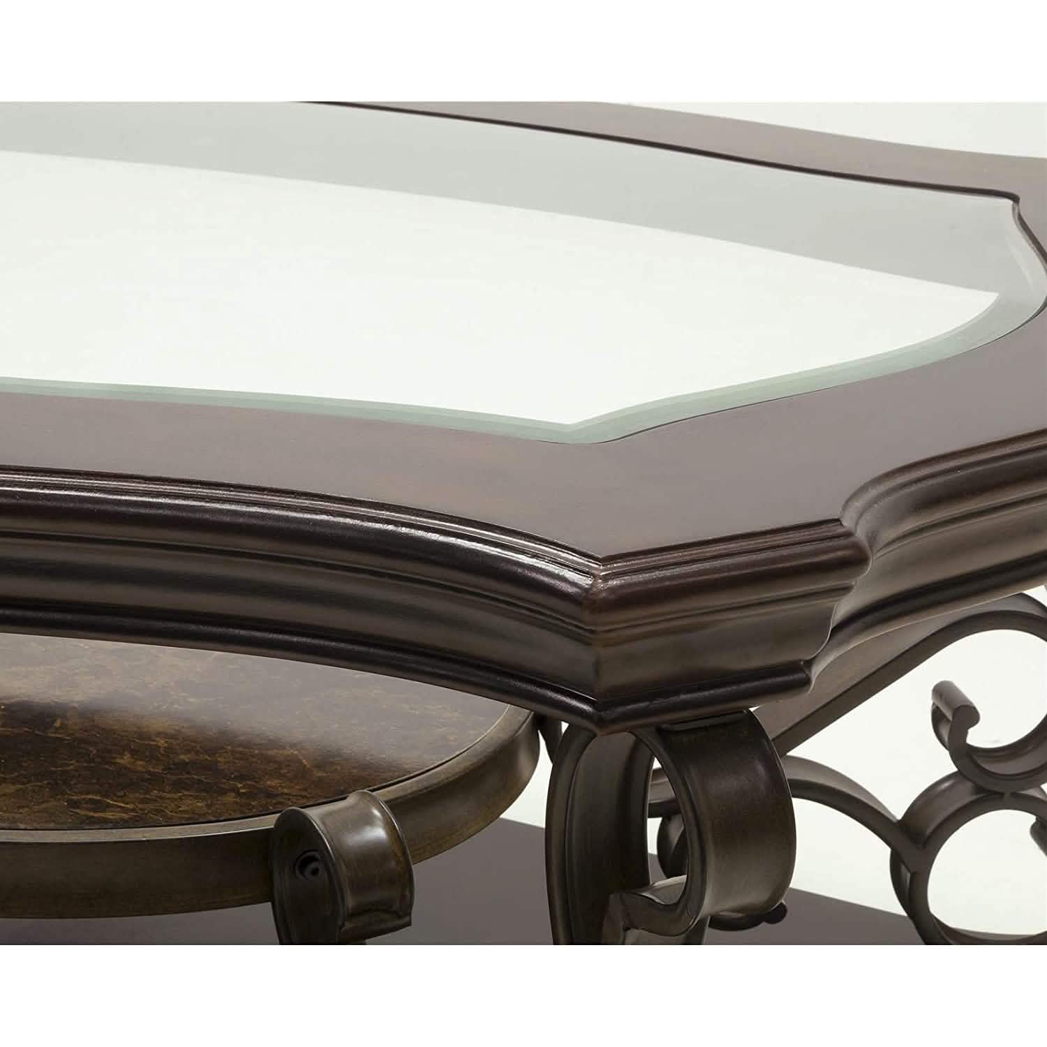 Traditional Coffee Table Accent Cocktail Table DailySale