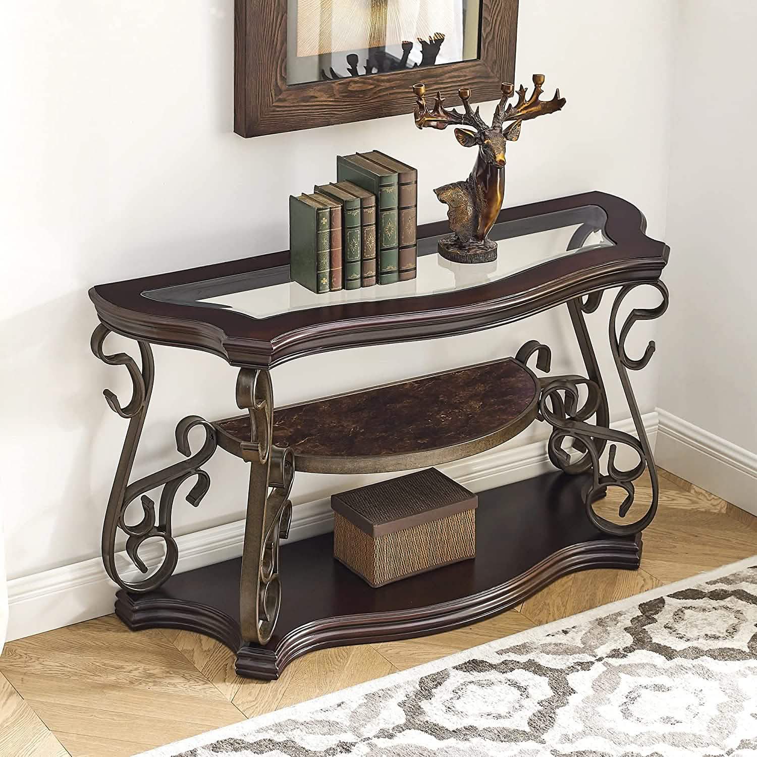 Traditional Console Accent Sofa Table DailySale