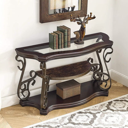 Traditional Console Accent Sofa Table DailySale
