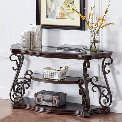 Traditional Console Accent Sofa Table DailySale