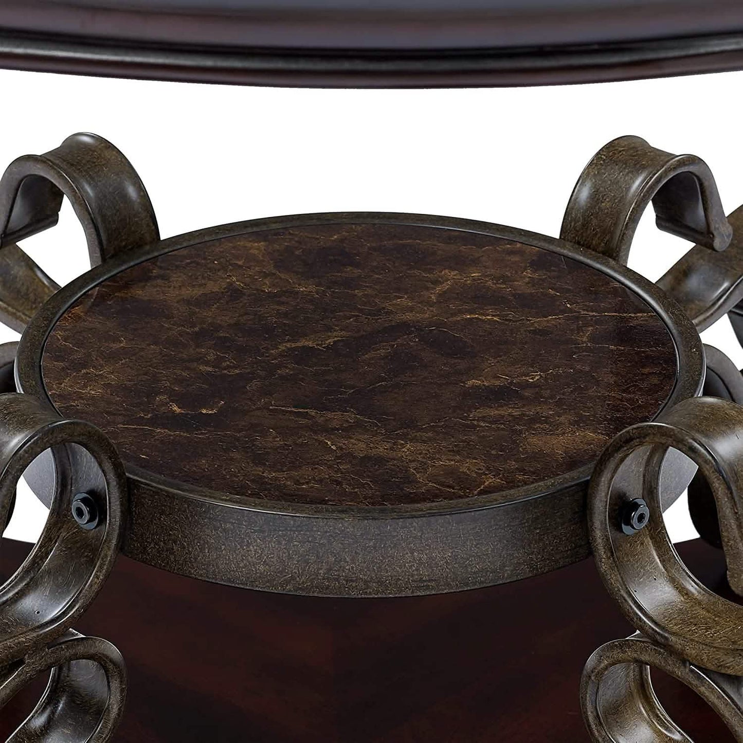 Traditional End Table Accent Bedside Nightstand DailySale
