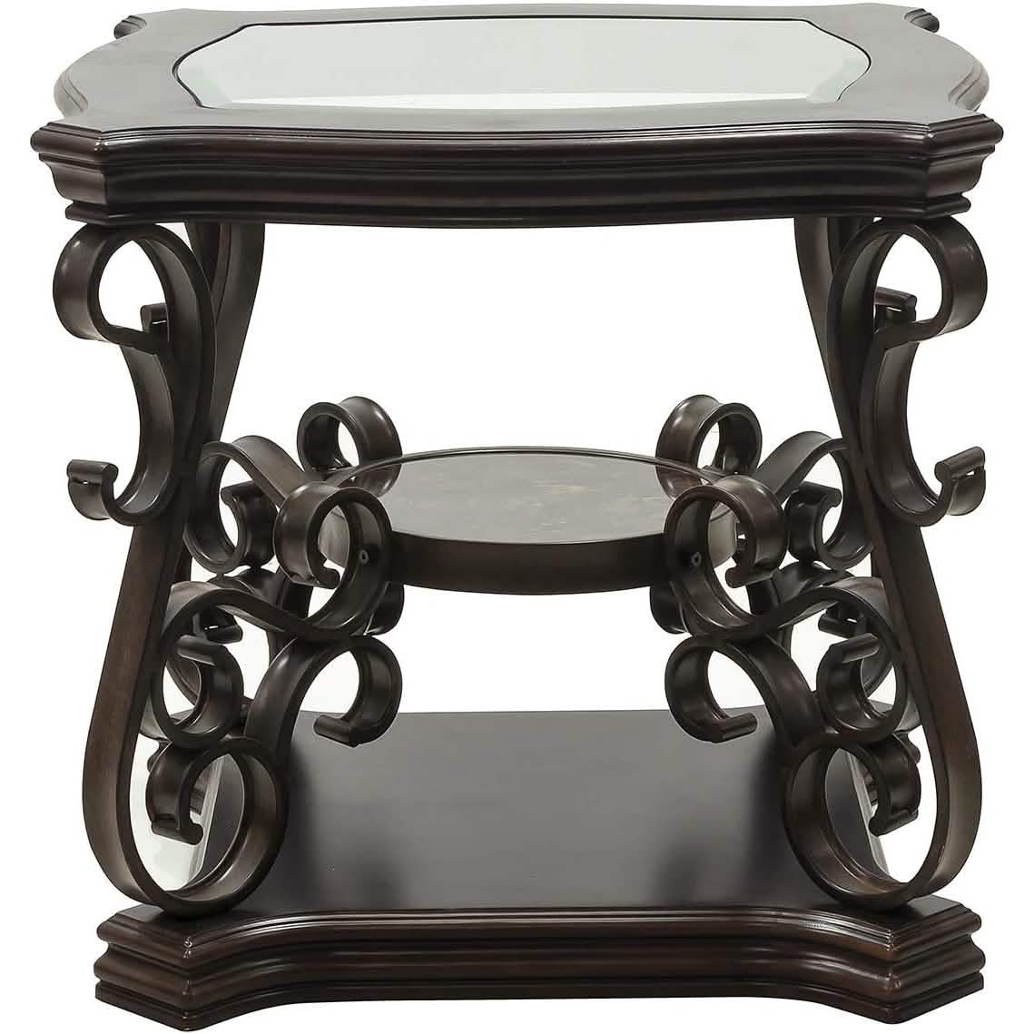 Traditional End Table Accent Bedside Nightstand DailySale