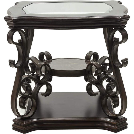 Traditional End Table Accent Bedside Nightstand DailySale