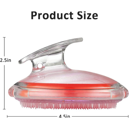 Transparent Silicone Shampoo Brush Scalp Massager Smoothing Comb DailySale