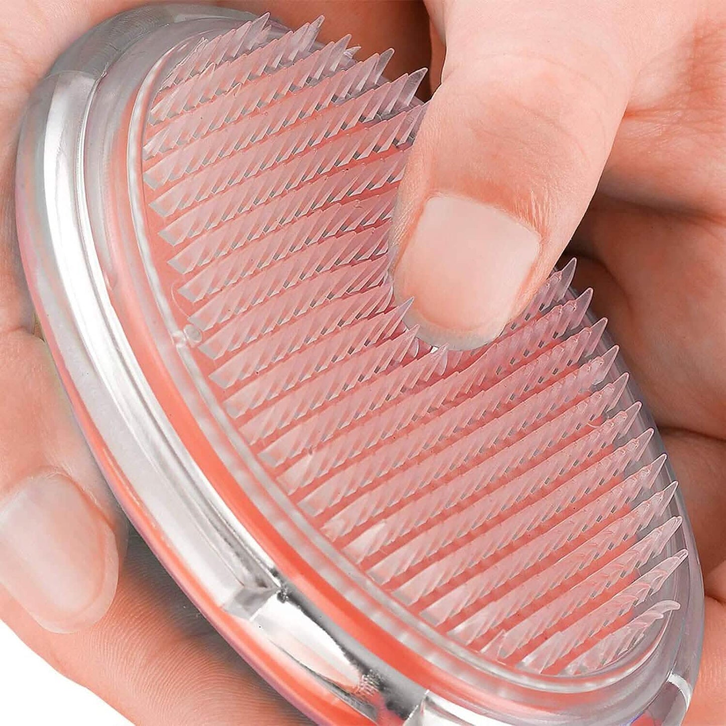 Transparent Silicone Shampoo Brush Scalp Massager Smoothing Comb DailySale