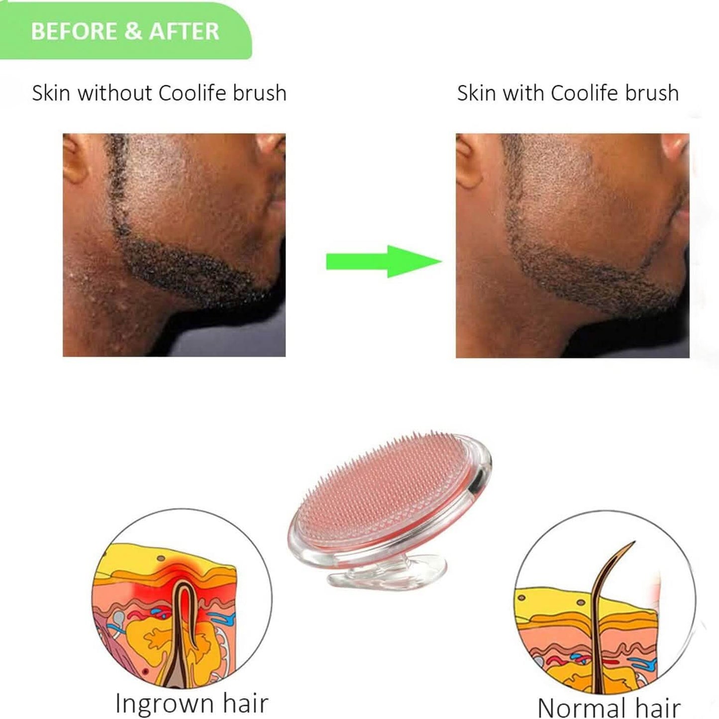 Transparent Silicone Shampoo Brush Scalp Massager Smoothing Comb DailySale