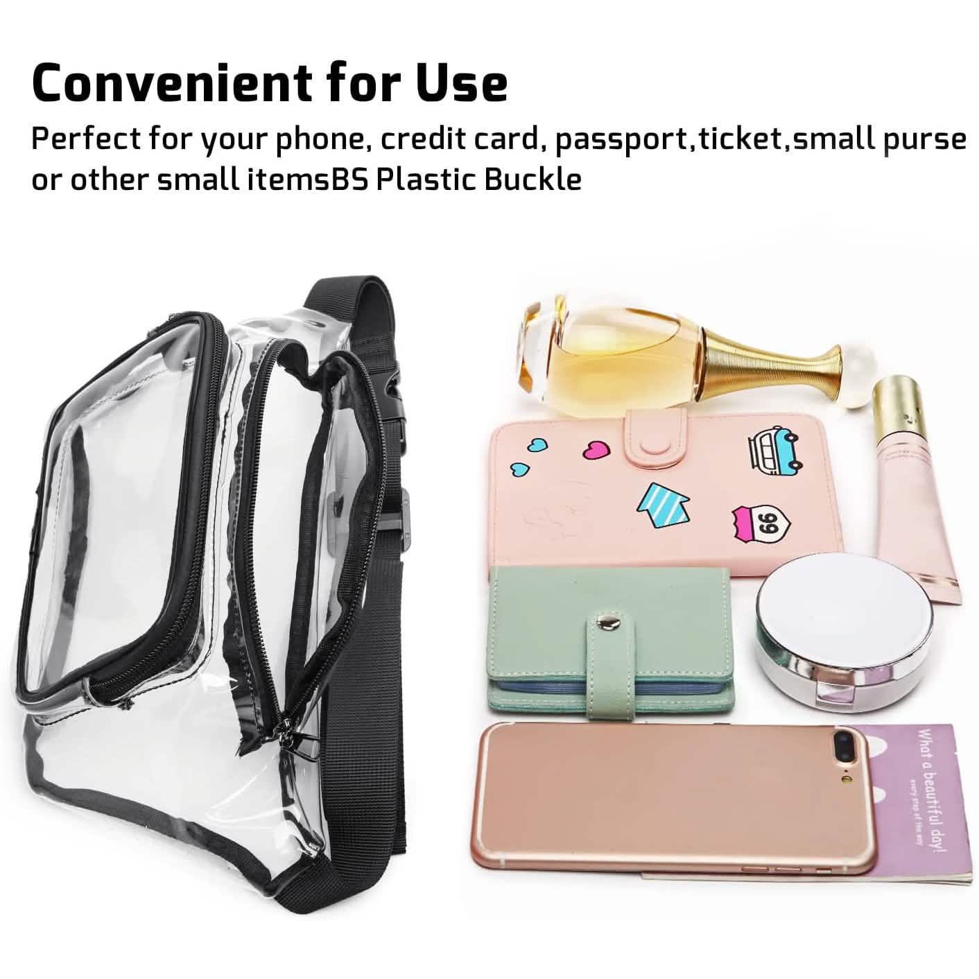Transparent Waterproof Waist Bag DailySale