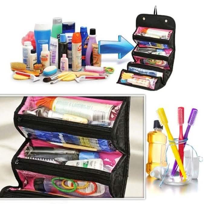 Travel Hanging Cosmetic Bag - Assorted Colors DailySale
