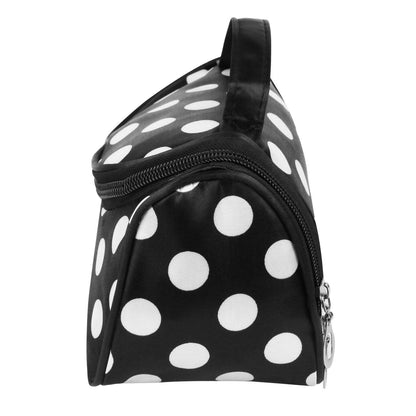 Travel Makeup Bag Portable Cosmetic Organizer with Cosmetic Mirror DailySale