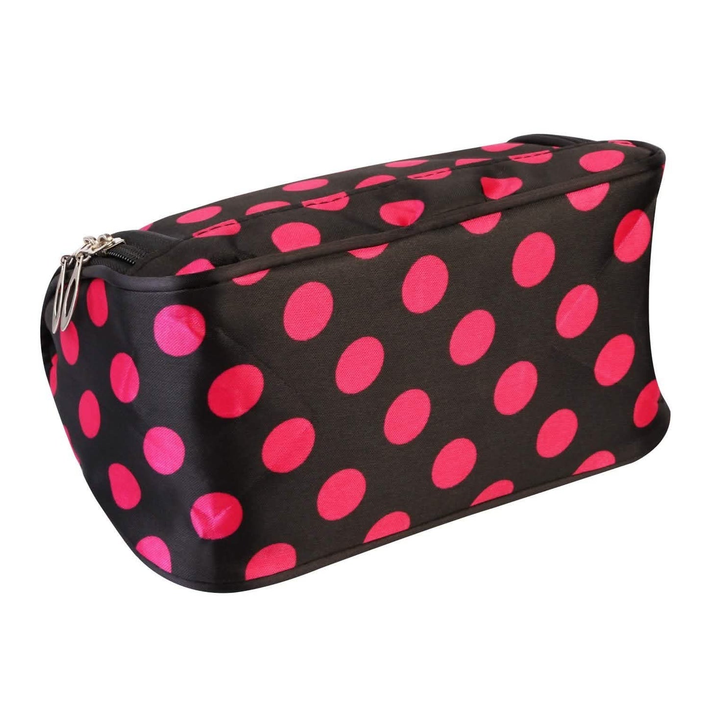 Travel Makeup Bag Portable Cosmetic Organizer with Cosmetic Mirror DailySale